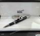 AAA Grade Replica Mont Blanc Muhammad Ali Silver Black Ballpoint Pen (4)_th.jpg